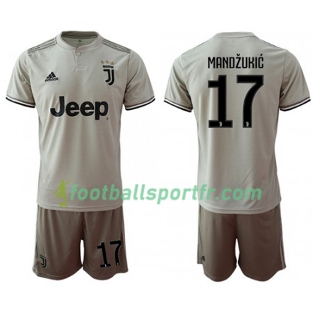 Tenue Juventus Mandzukic 17 Enfant Extérieur 2018-2019 Maillot de Foot
